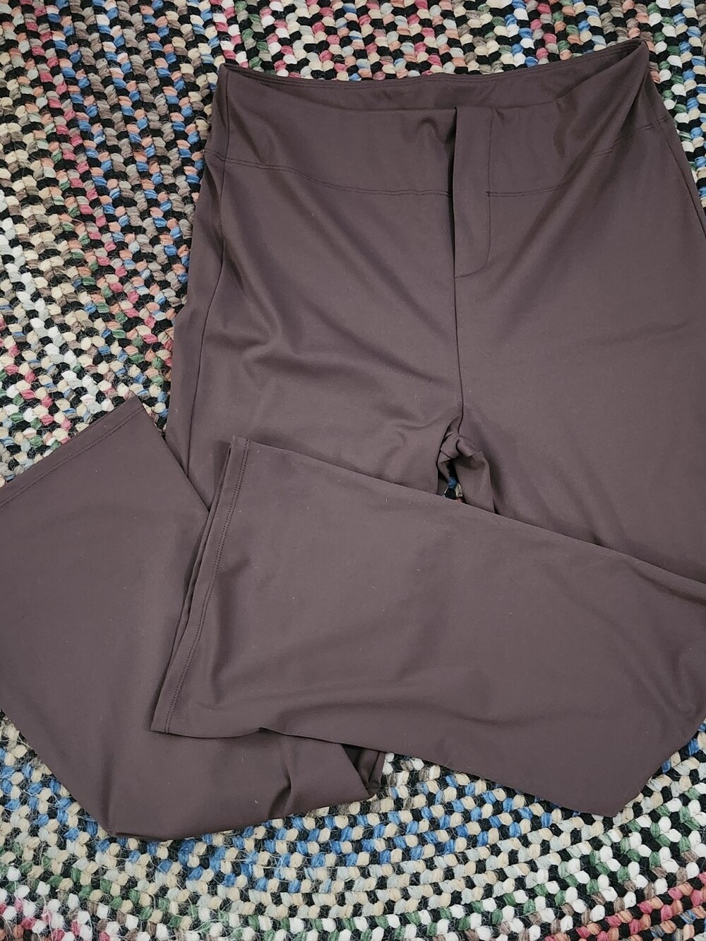 Brown Womens Stretchy Slack XL